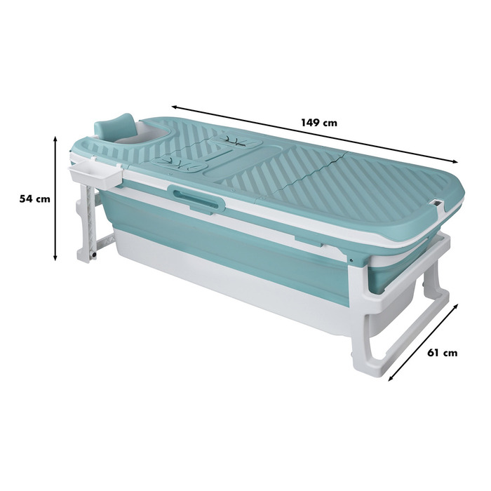Foldbart badekar 149 x 61 x 50 cm
